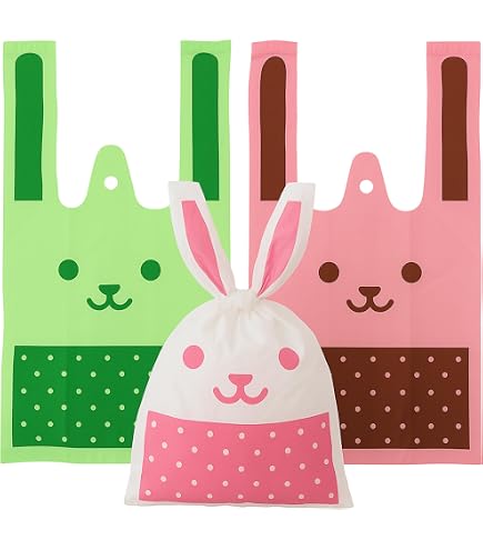 Amazon | 【MINAKIKO】かわいい レジ袋 ビニール袋 (うさぎ SSサイズ